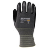 Erb Safety 211-211 Nylon with Spandex Knit Gloves, Sandy Nitrile Coating, SM, PR 22510